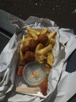 Scampi  at Gino's Fryer  in Largs