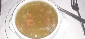 Minestra di verdura at Monica in Tenerife