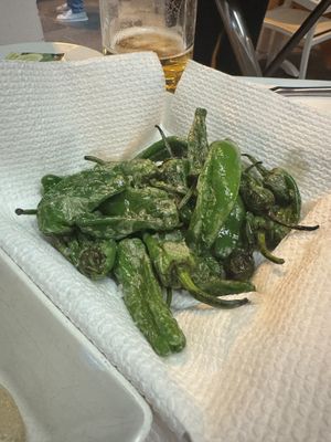Padron peppers  at Monica in Tenerife