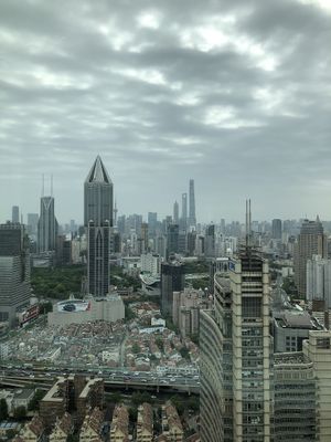 Nice views toward Pudong at The Flow in Shanghai
