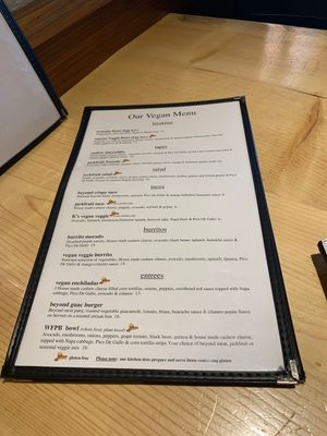 Everything sounds awesome! at Frescana Mexican Bistro in South Lake Tahoe
