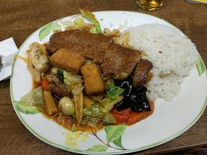 Veggie Duck at Jade-Imbiss in Dusseldorf