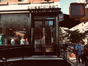 Front entrance, with ramp. at sweetgreen - 3rd Ave in New York City