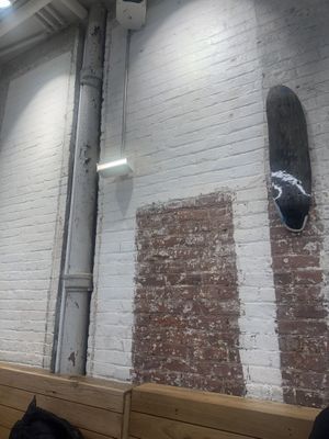 Obligatory NYC rusted pipe 😅  at sweetgreen - Gansevoort St in New York City