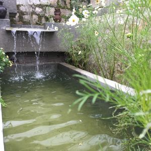 Water feature at Prana Center in Da Lat