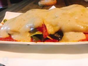 Vegetables lasagna  at Le Voyage in Coron