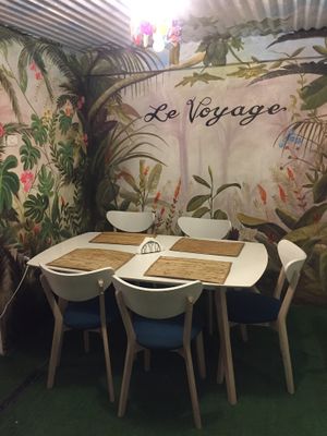 The most requested table. at Le Voyage in Coron