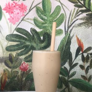 PB and banana soy shake  at Le Voyage in Coron