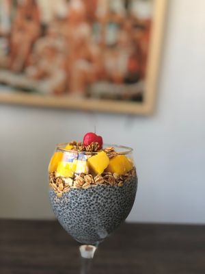 Chia pudding at Le Voyage in Coron