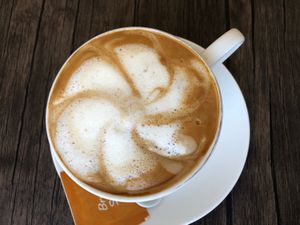 Soy cappuccino  at Le Voyage in Coron