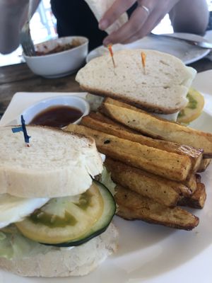Club sandwich  at Le Voyage in Coron