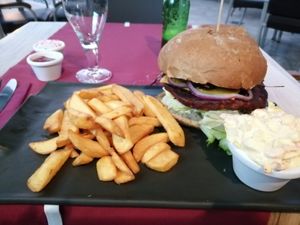 Impossibile burger at Olive Garden Deli in Tenerife