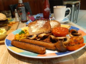 Brekkie at Olive Garden Deli in Tenerife