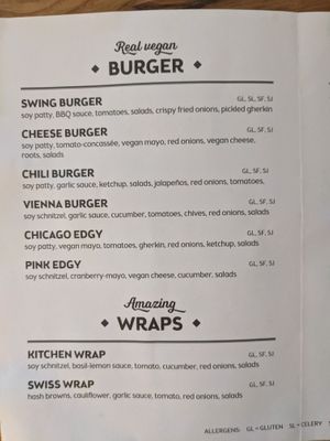 Menu 1 at Swing Kitchen - Georgenstraße in Berlin