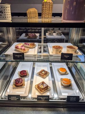 Mmm.. desserts! at Swing Kitchen - Georgenstraße in Berlin