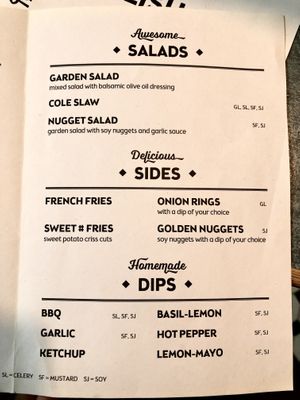 menu  at Swing Kitchen - Georgenstraße in Berlin