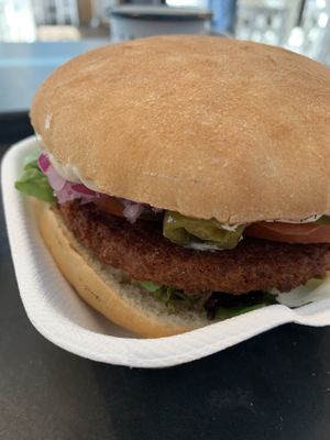 Chili Burger, spicyChili  at Swing Kitchen - Georgenstraße in Berlin