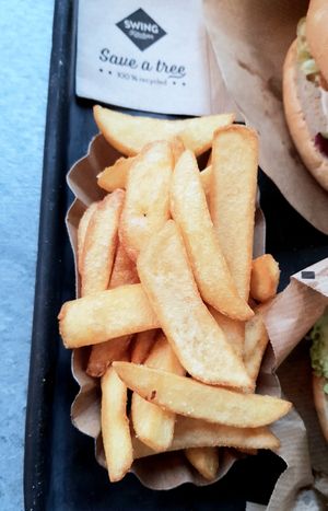 french fries at Swing Kitchen - Georgenstraße in Berlin
