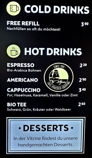 drinks at Swing Kitchen - Georgenstraße in Berlin