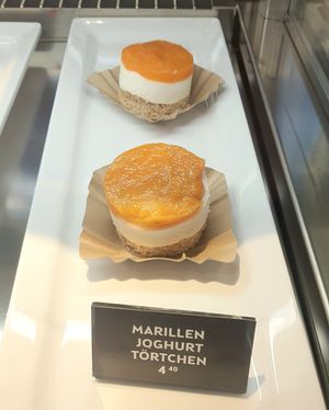 apricot yogurt mini cake at Swing Kitchen - Georgenstraße in Berlin