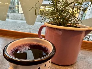 cherry soda  at Swing Kitchen - Georgenstraße in Berlin