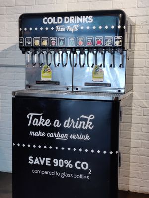 Cold drinks with free refill at Swing Kitchen - Georgenstraße in Berlin
