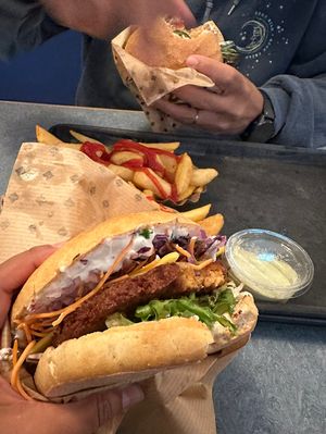 Cheeseburger  at Swing Kitchen - Georgenstraße in Berlin