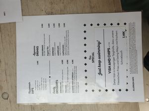 Menu in english, page 2 at Swing Kitchen - Georgenstraße in Berlin