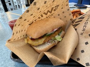 Pink Edgy  at Swing Kitchen - Georgenstraße in Berlin