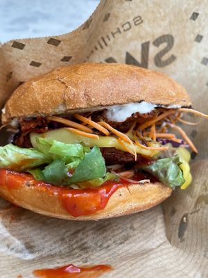 Cheese burger at Swing Kitchen - Georgenstraße in Berlin