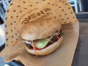 Cheese Burger Nov 2023 at Swing Kitchen - Georgenstraße in Berlin