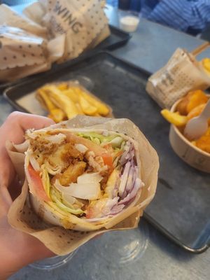 Swiss wrap at Swing Kitchen - Georgenstraße in Berlin