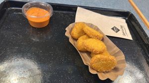 Golden Nuggets & Hot Pepper dip  at Swing Kitchen - Georgenstraße in Berlin