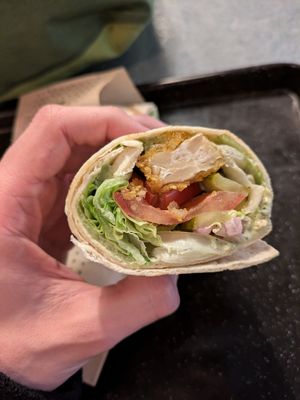 "chicken" wrap at Swing Kitchen - Georgenstraße in Berlin