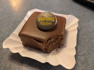 Dessert cake at Swing Kitchen - Georgenstraße in Berlin