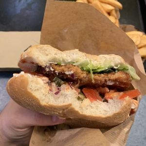 Chili Burger at Swing Kitchen - Georgenstraße in Berlin