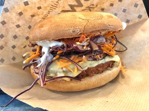 VEGAN CHEESEBURGER at Swing Kitchen - Georgenstraße in Berlin