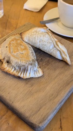 🥟 Vegan Mushroom Empanda (8 BOB)🥟 Vegan Curry Empanda (8 BOB) at Pit Stop in Copacabana