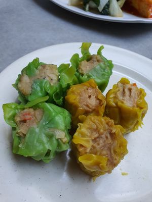 Siew mai $1 per pcs at Ying Garden Vegetarian 颖园素食 in Central Singapore