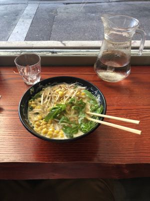 Vegan Raman  at Ramen Djizan in Lyon
