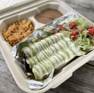 Cheek’n flautas at Nissi Vegan in Austin