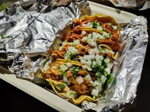 Amazing tacos at Nissi Vegan in Austin