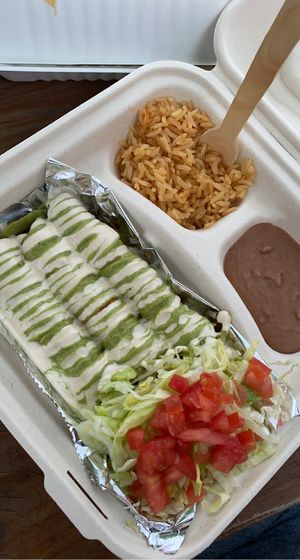 Flautas  at Nissi Vegan in Austin