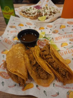 Birria Tacos at Nissi Vegan in Austin