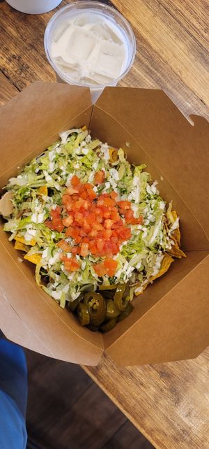 Nachos!!!! at Nissi Vegan in Austin