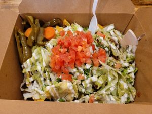 Nachos at Nissi Vegan in Austin