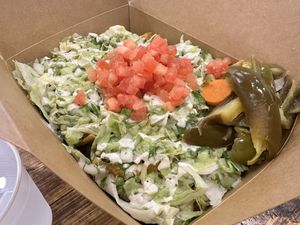 Nachos. Ask for extra cheese  at Nissi Vegan in Austin