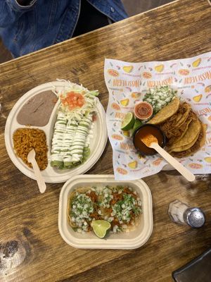 Feast  at Nissi Vegan in Austin