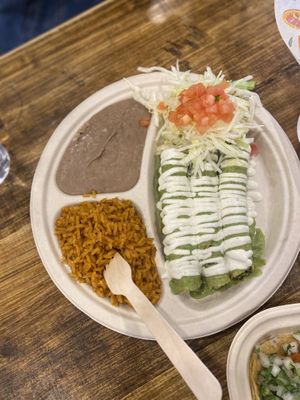 Flautas  at Nissi Vegan in Austin