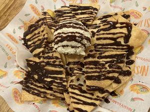 Churro chips  at Nissi Vegan in Austin